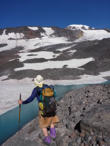 Big John on his last backing trip, Round the Mountain Trail on Mt Adams back in 2014