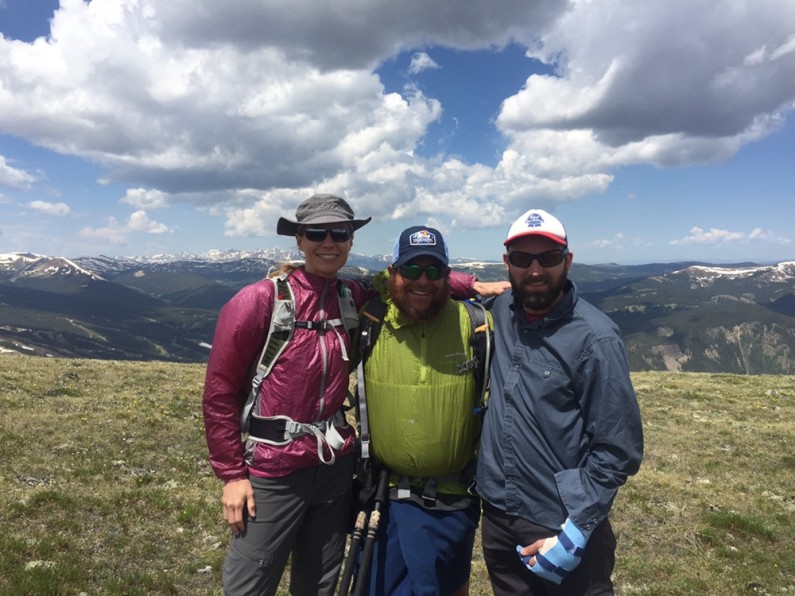 The owners even hike, Kristen Driers and Aaron Martray on a hike with me in Colorado along the CDT