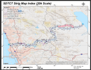 Map Trans San Diego Trail